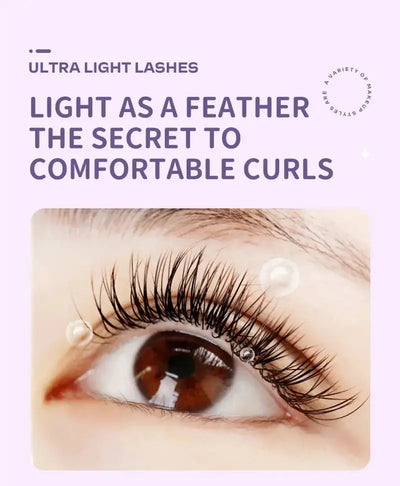 Manga Cluster Lashes for Natural Anime Cosplay Look Ferdigstelt