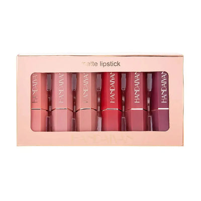 Matte Lipstick Gift Box Set with Non-Stick Formula Ferdigstelt