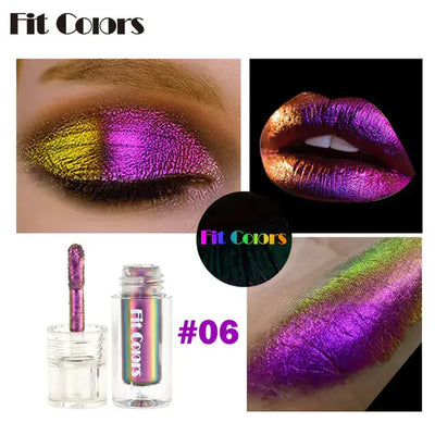 Aurora Long Lasting Multi Chrome Eyeshadow Pigments Ferdigstelt
