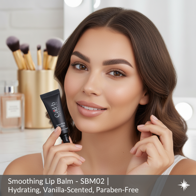 Smoothing Lip Balm – SBM02 | Hydrating, Vanilla-Scented, Paraben-Free